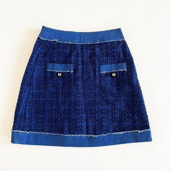 Kate spade Brooke street denim tweed skirt - Picture 4 of 6